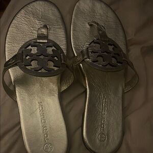 Tory Burch Metallic Sandals